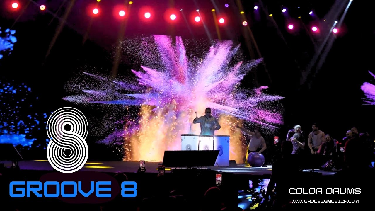 GROOVE 8 | TAMBOR LED | COLOR DRUMS | ABERTURA PLENÁRIA | VIBRA SP | BANDA DE CASAMENTO |  EVENTO