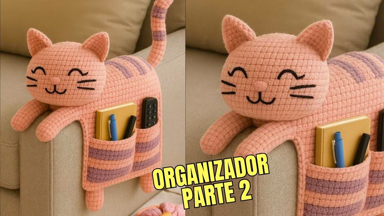 PASO A PASO ORGANIZADOR PARA TU SILLON PARTE 2!!! TIERNO GATITO❤️