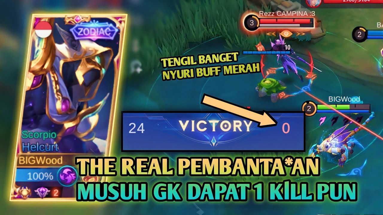 HELCURT BEST BUILD 2022 - LING TENGIL MALING BUFF, MUSUH GA DIKASIH 1 KILL PUN - MLBB