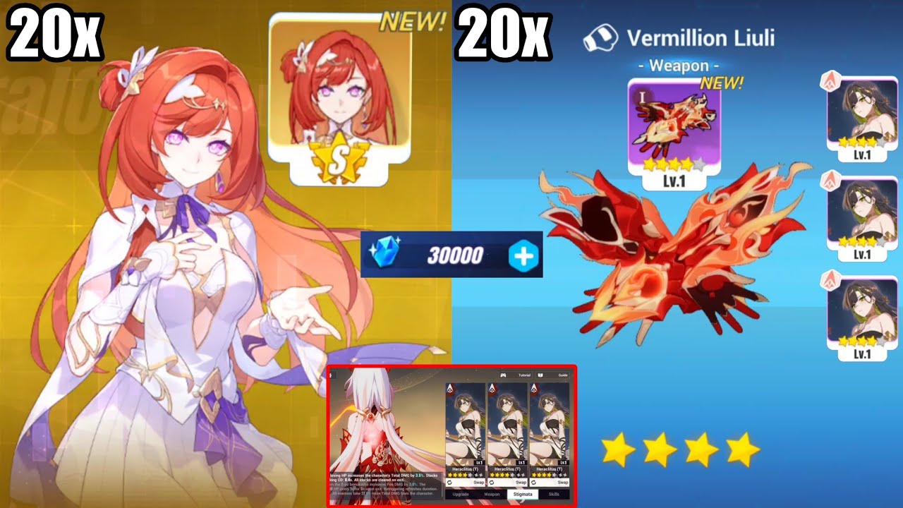 Honkai Impact 3 v 9.0 - EZ GACHA NEW SENADINA + NEW FU HUA WEAPON