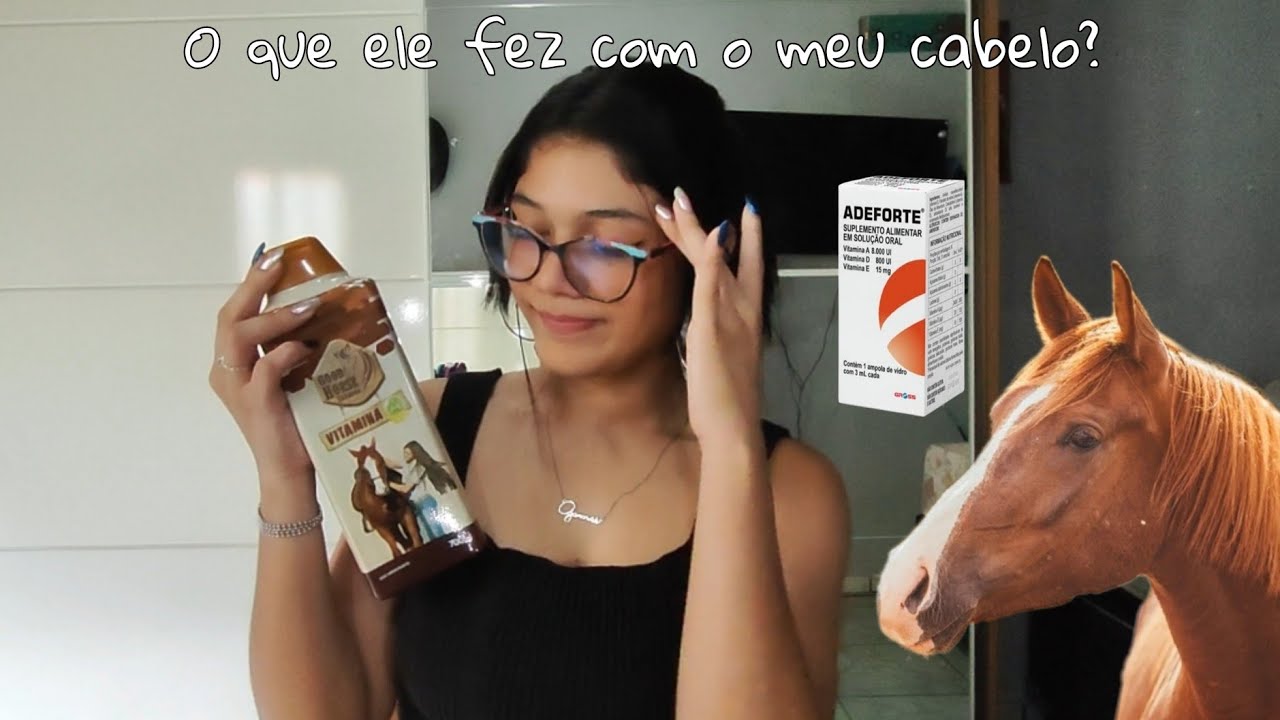 3 MESES USANDO SHAMPOO DE CAVALO E ADEFORTE