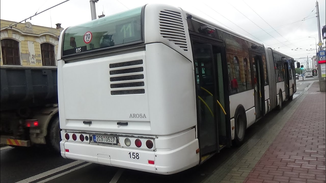 Autobus Irisbus Citelis 18M ev.č. 158 na lince 11