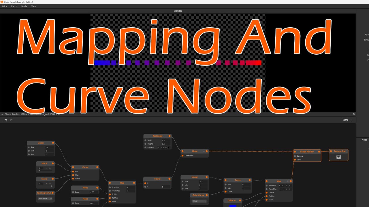 Mapping and curve nodes