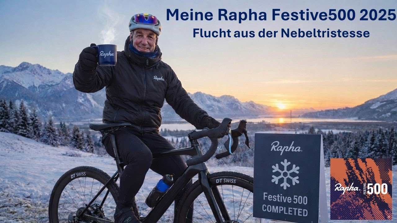 Meine Rapha Festive500 - Flucht aus der Nebeltristesse