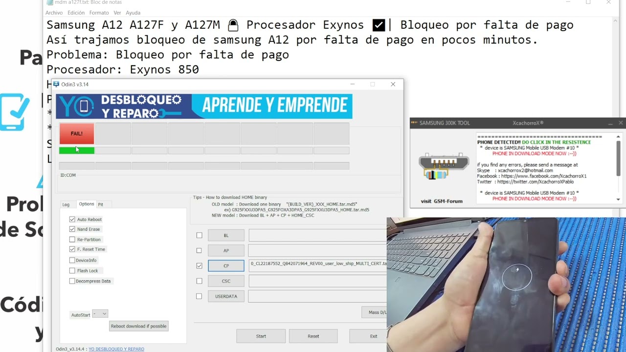Samsung A12 A127F y A127M MDM en minutos