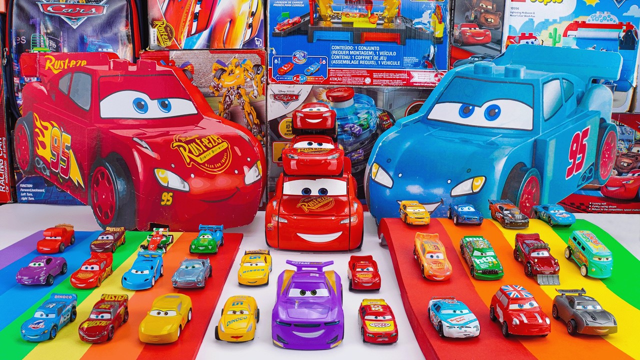 Disney Pixar Cars Unboxing Review | Lightning McQueen & Mystery Box & RC Big Mack Truck
