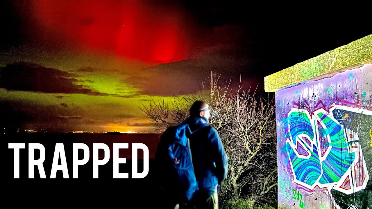 TRAPPED Overnight on a WW2 Island Under the Northern Lights