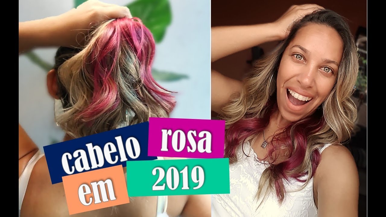 CABELO ROSA - TONALIZANTE ROSE FLAMINGO SALON LINE X INSANE PINK KERATON