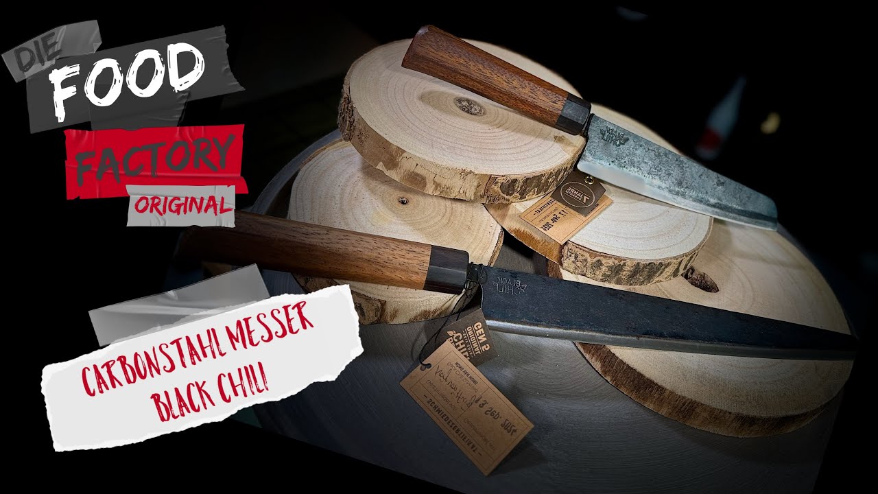Meine neuen handgeschmiedeten Carbonstahlmesser von Black Chili | @dieFoodFactory