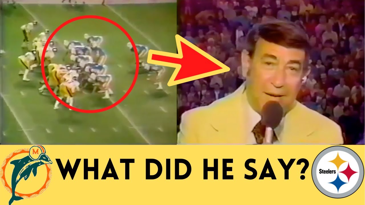 The DUMBEST Moment in Monday Night Football HISTORY | Steelers @ Dolphins (1973)