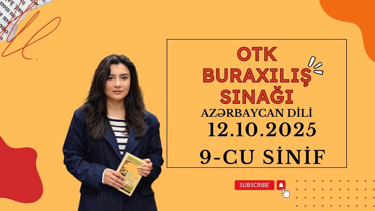 OTK BURAXILIŞ 1| AZƏRBAYCAN DİLİ | 12.10.2025 | 9-CU SİNİF