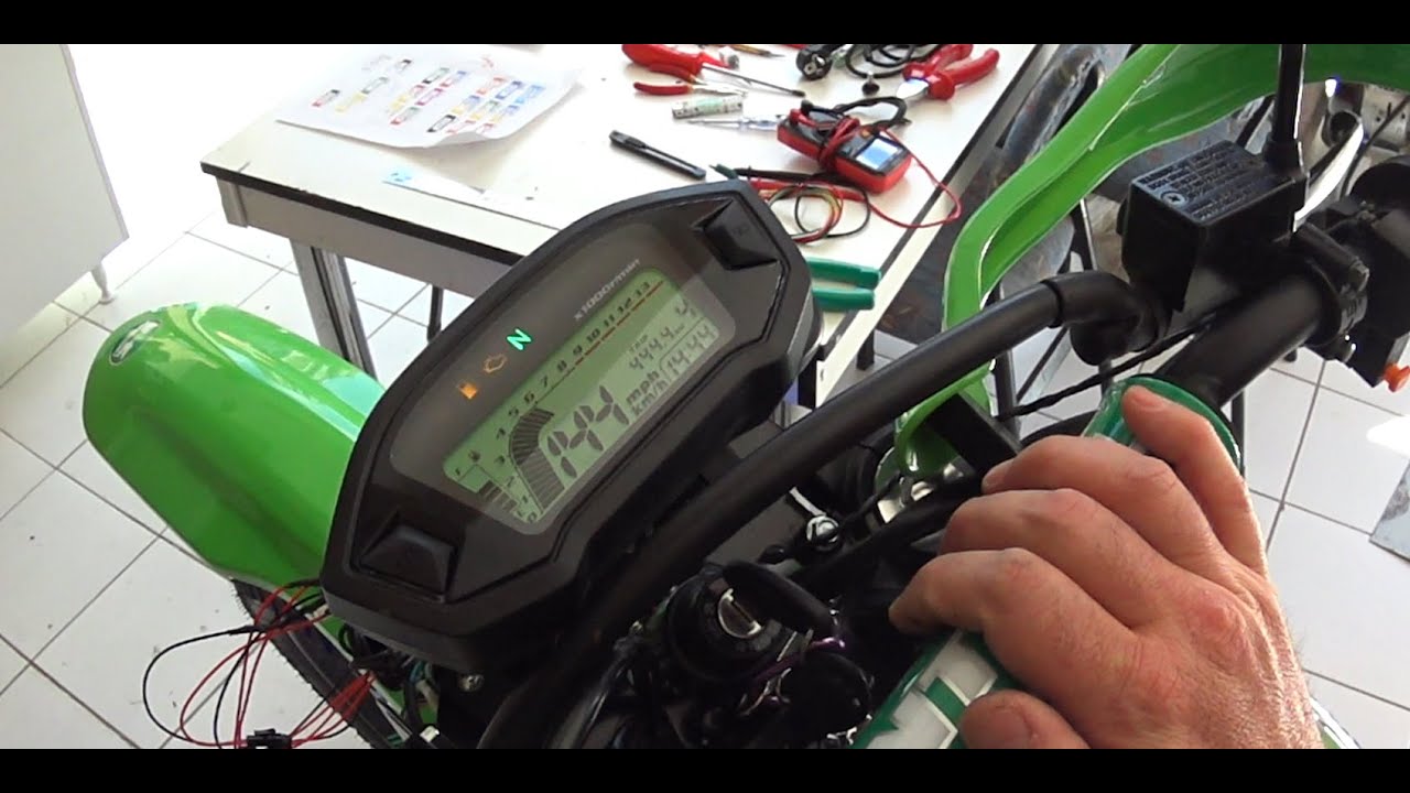 MOTOSİKLET DİJİTAL GÖSTERGE PANELİ MONTAJI   Mondial x treme maxx 200i