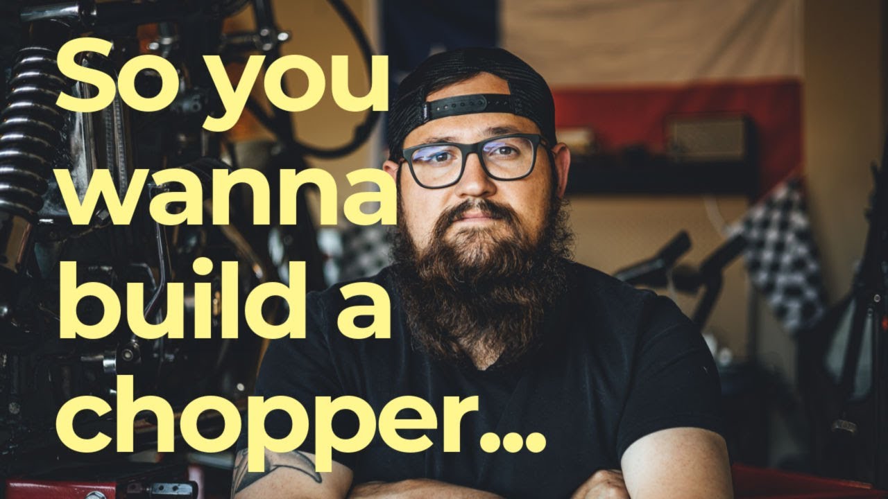 Ironhead Chopper Build Pt.1 | lowbrow customs ironhead bolt on hardtail