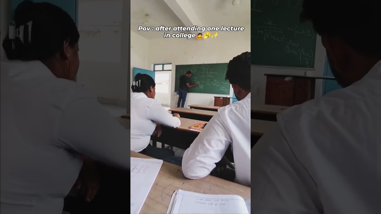 #Shorts#POV#CollegeLife##FunnyShorts #StudentMood #LectureVibes#DesiStudent #studentlife#ViralShorts