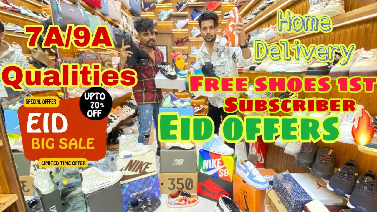 EID offers | 7A Quality Shoes| BRAND House Mumbra | cheap price | free shoes for 1st subscriber