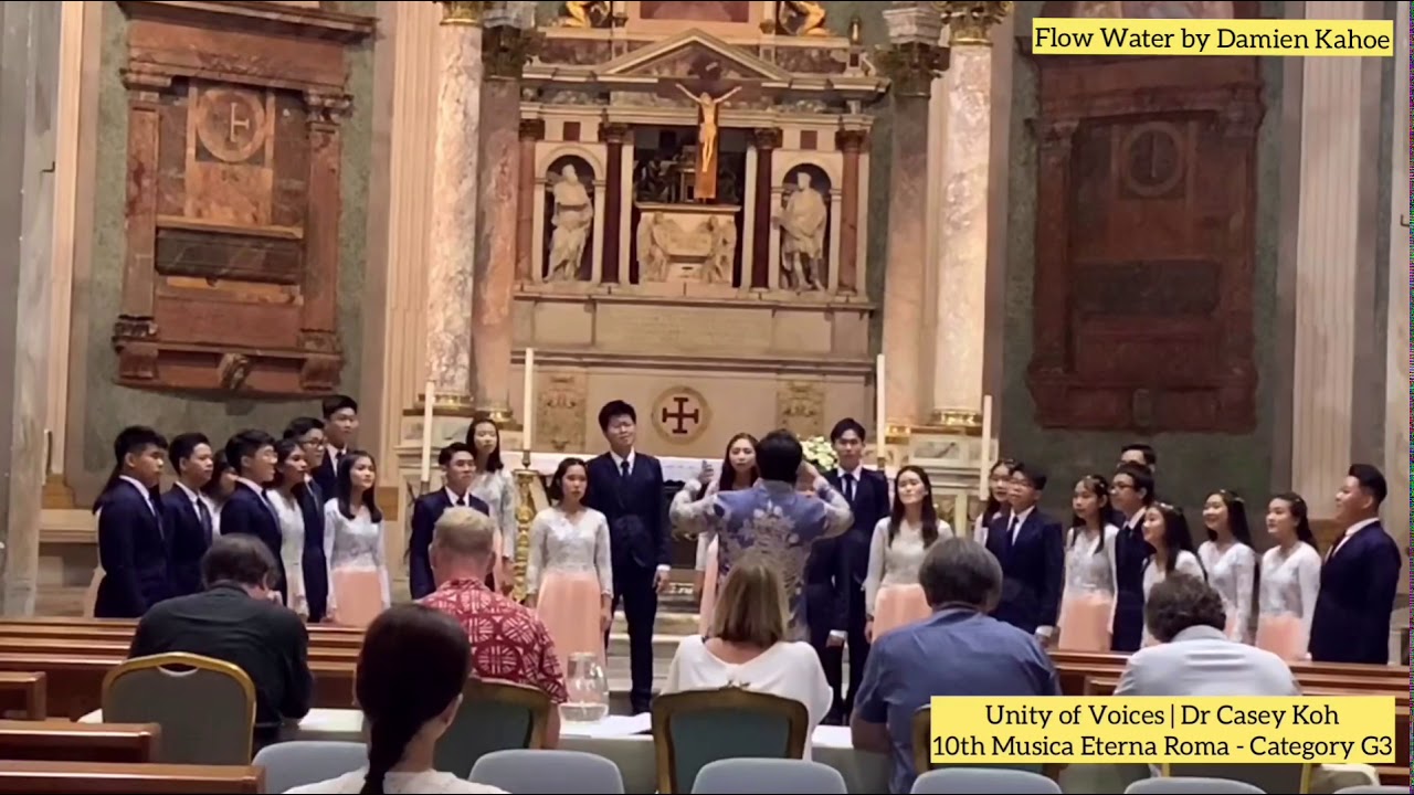 FLOW WATER by Damien Kehoe | Unity of Voices Chamber Choir | Dr Casey Broadway Koh