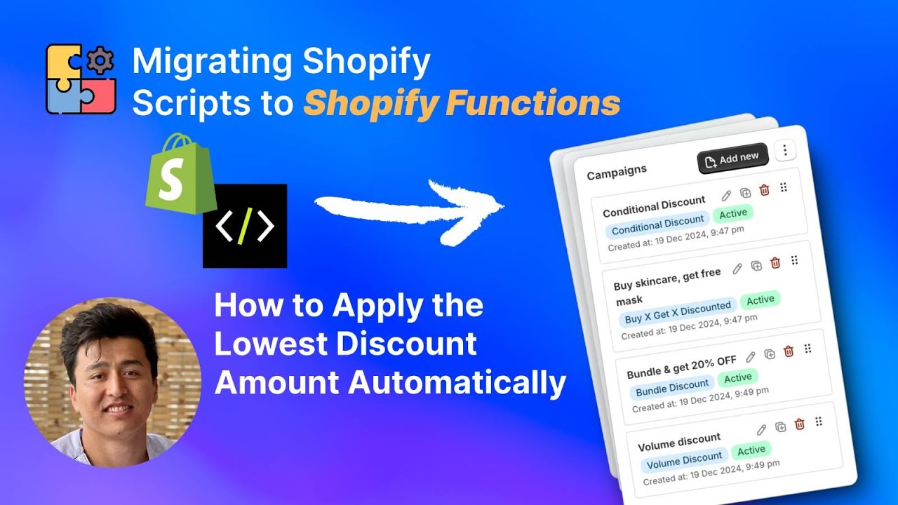 Shopify: How to Apply the Lowest Discount Amount Automatically
