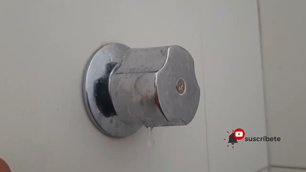 Fuga de agua💧 en la llave/maneral de la regadera ¿cómo la reparo? Cambiemos los vástagos fácilmente