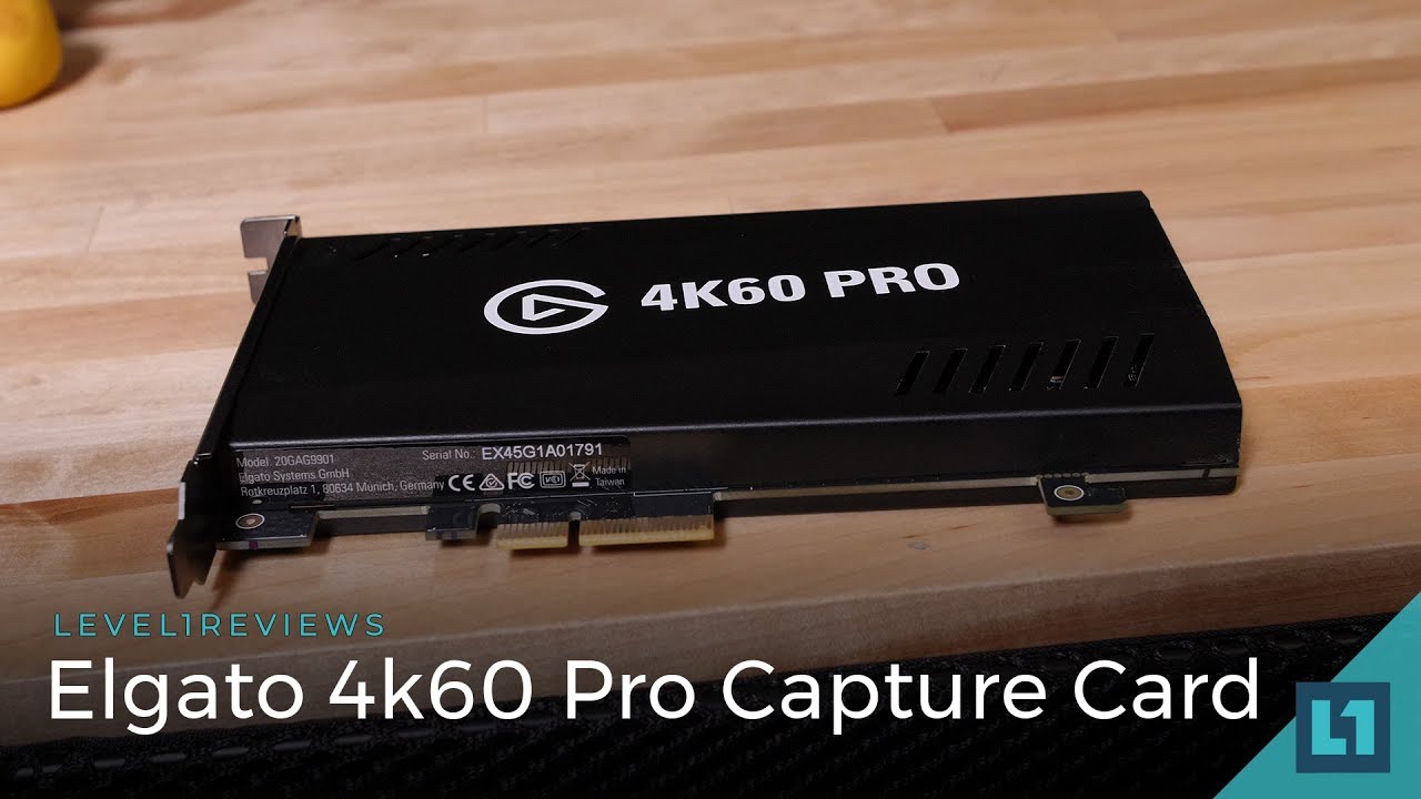 Elgato 4k60 Pro Capture Card Review