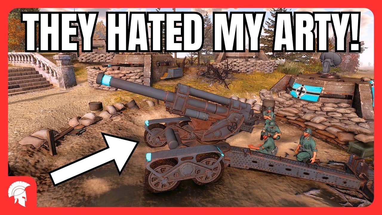 THEY HATED MY ARTY! - Company of Heroes 3 - Wehrmacht Gameplay - 4vs4 Multiplayer