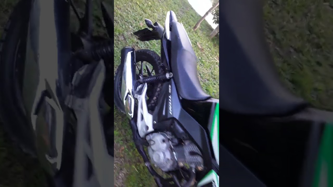 TROQUEI O PROTETOR DE ESCAPE DA MINHA MOTO🏍