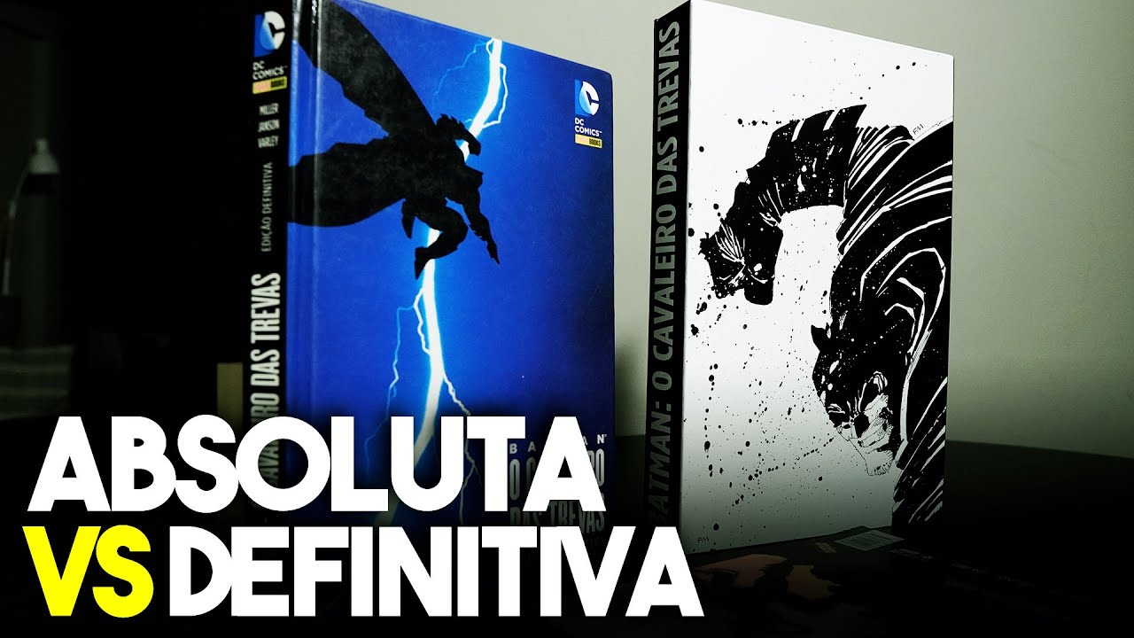 BATMAN O CAVALEIRO DAS TREVAS, A EDIÇÃO ABSOLUTA E A COMPARAÇÃO
