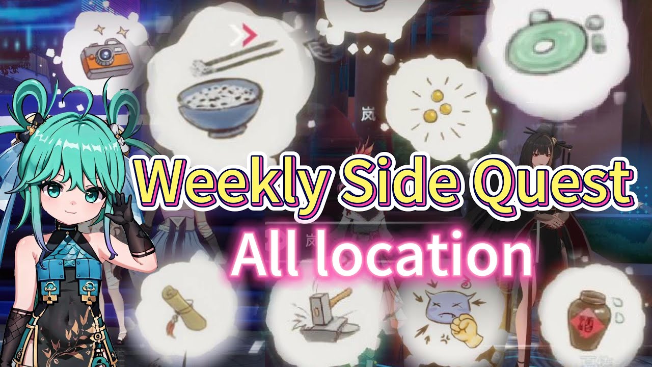 3.2 Weekly Side Quest Mission ALL possible location Dominium Tower of Fantasy Weekly