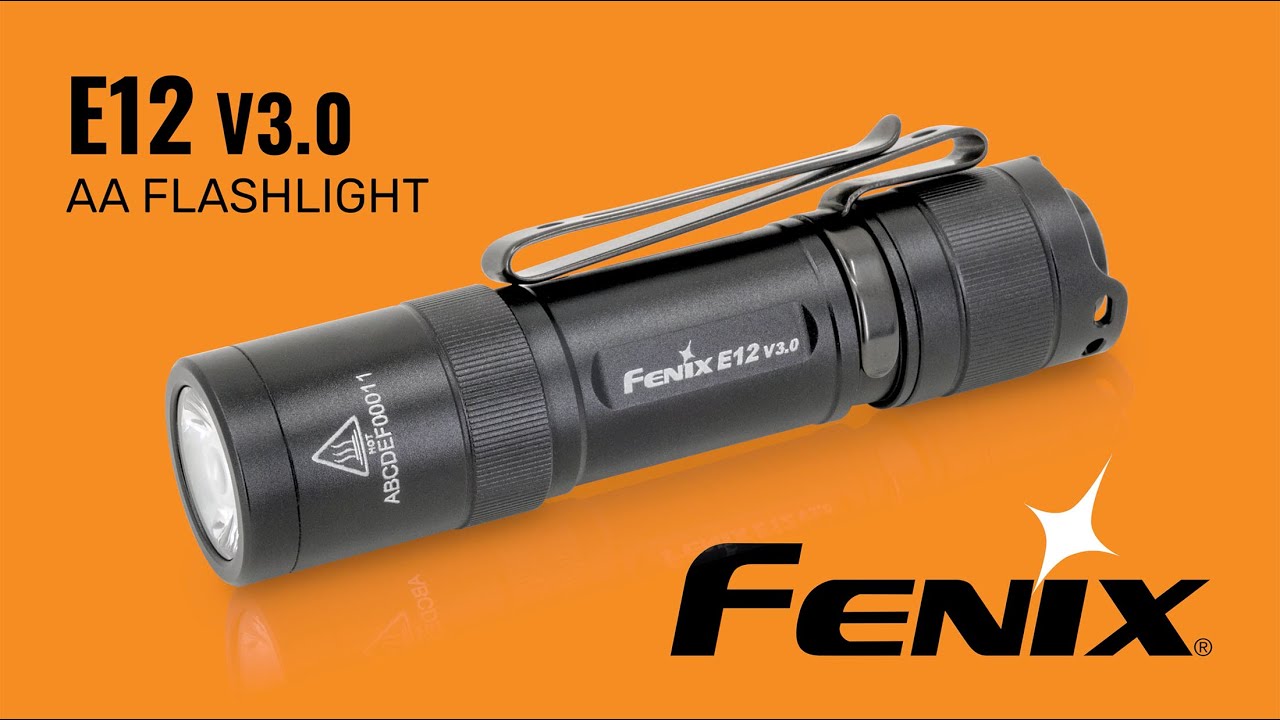 Fenix E12 V3.0 AA-Powered EDC Flashlight