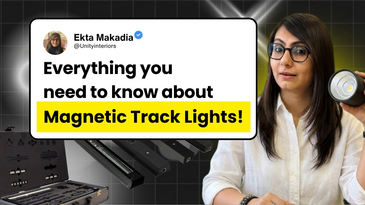 What is a Magnetic Track Light? | Types, Design, Installation & Cost | With or Without False Ceiling