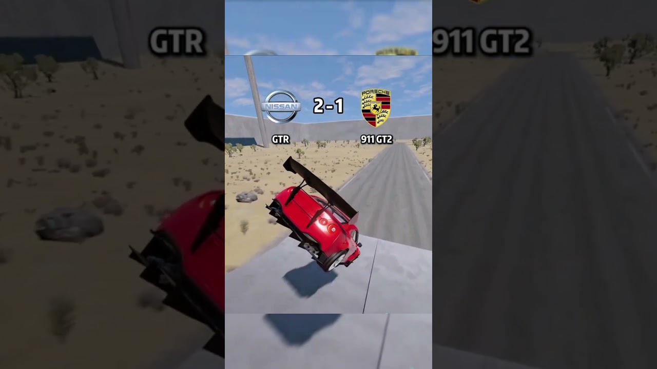 Car Crashes #beamngdrive #beamngchallenge #carchallenge #beamngcarcrash #shorts