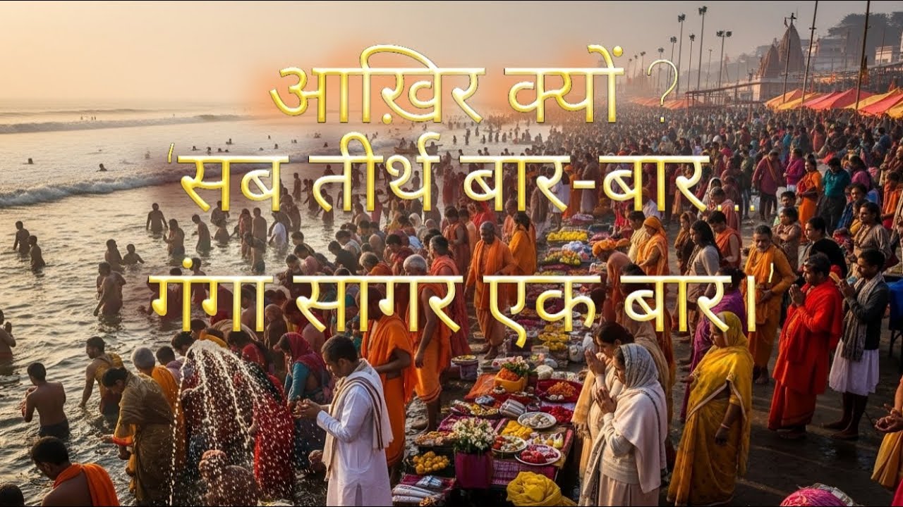 #सब तीर्थ बार-बार…गंगा सागर एक बार।” Sab Tirth Bar Bar Ganga Sagar Ek Baar Meaning