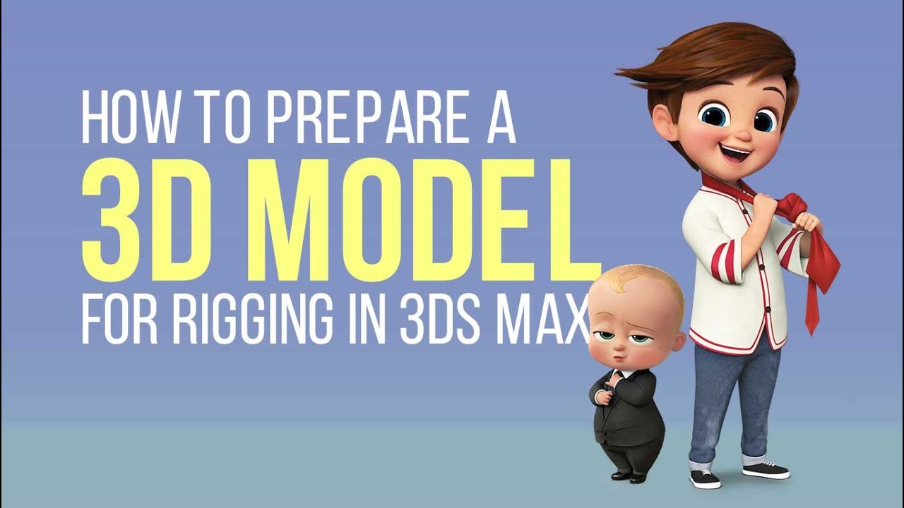 3d rigging tutorial for beginners | How to prepare a model for rigging in 3ds max