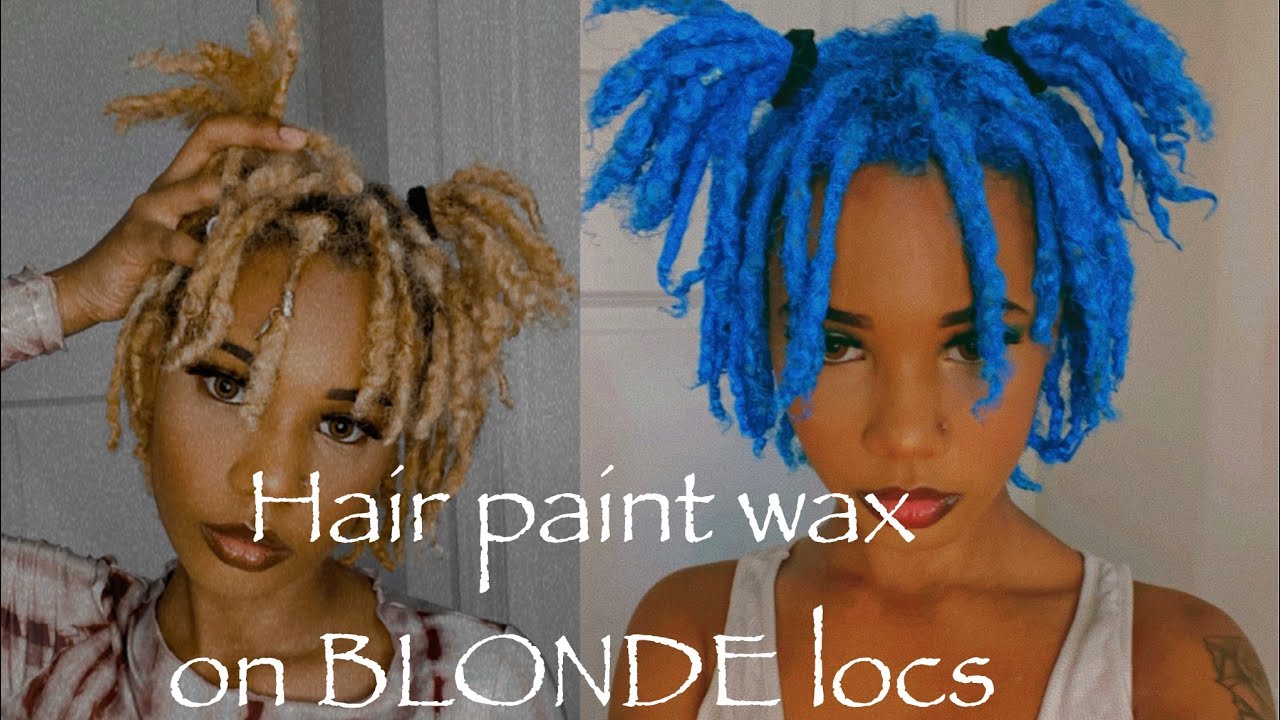 I used HAIR PAINT WAX on my STARTER LOCS? | Goldey Loc