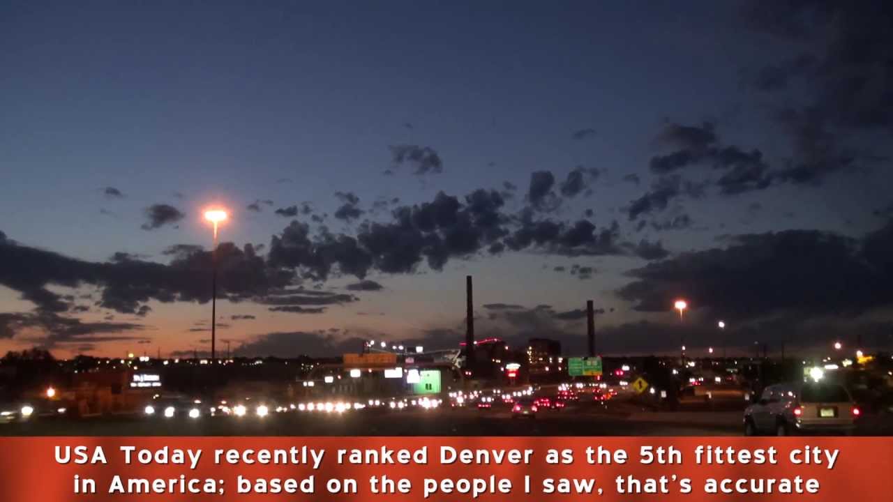 13-05 Denver Colorado - I-25 North and South at Nightfall