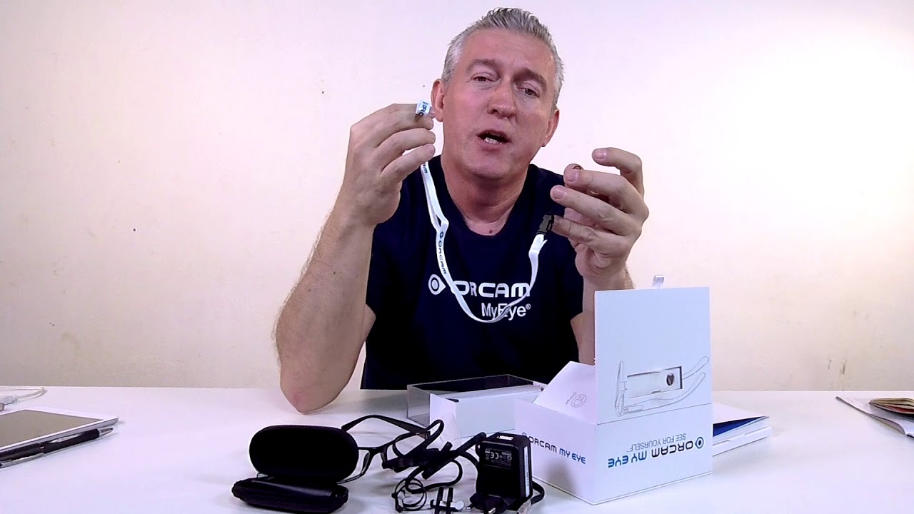 Unboxing e montagem do OrCam MyEye 2.0