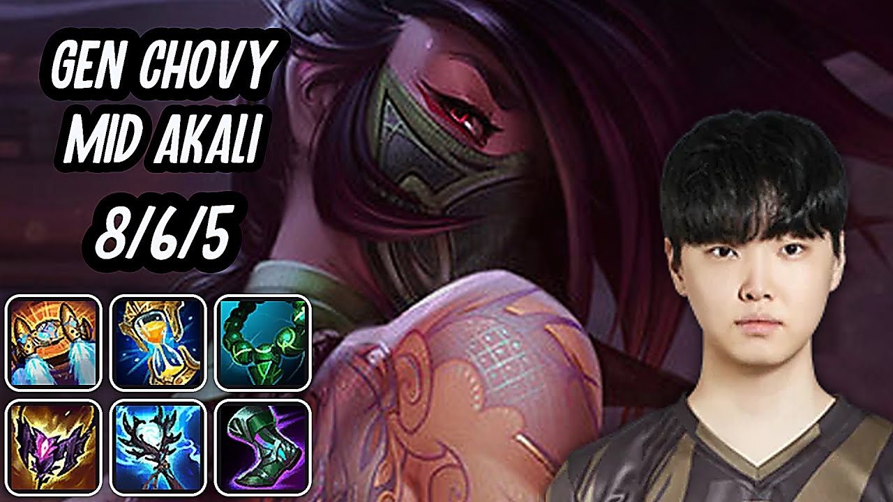 GEN Chovy Mid Akali SoloQ Replay 20251008
