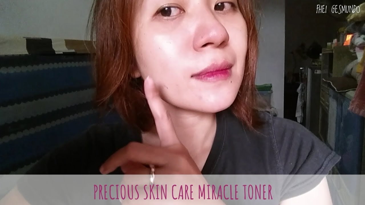 PRECIOUS SKIN CARE MIRACLE TONER (application)