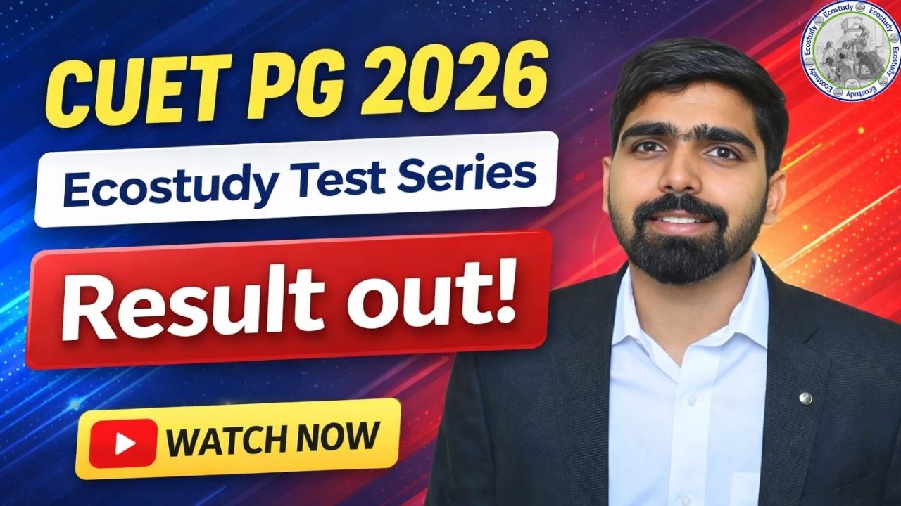 Result Out | Ecostudy Mock Test 2026 | CUET PG 2026 | Economics | Top Rankers