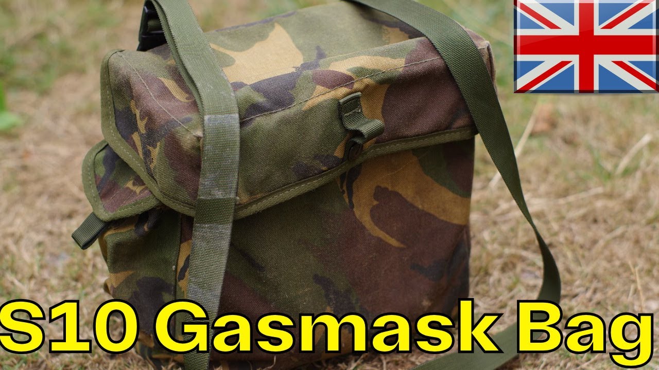 All about the UK gasmask bag (haversack respirator S10 DPM IRR),  is it good for bushcrafting?