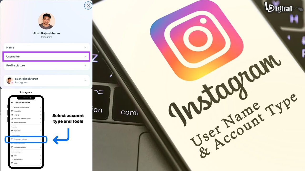 How to Choose the Perfect Instagram Username & Account Type | Complete Guide by Learning Digital (E)