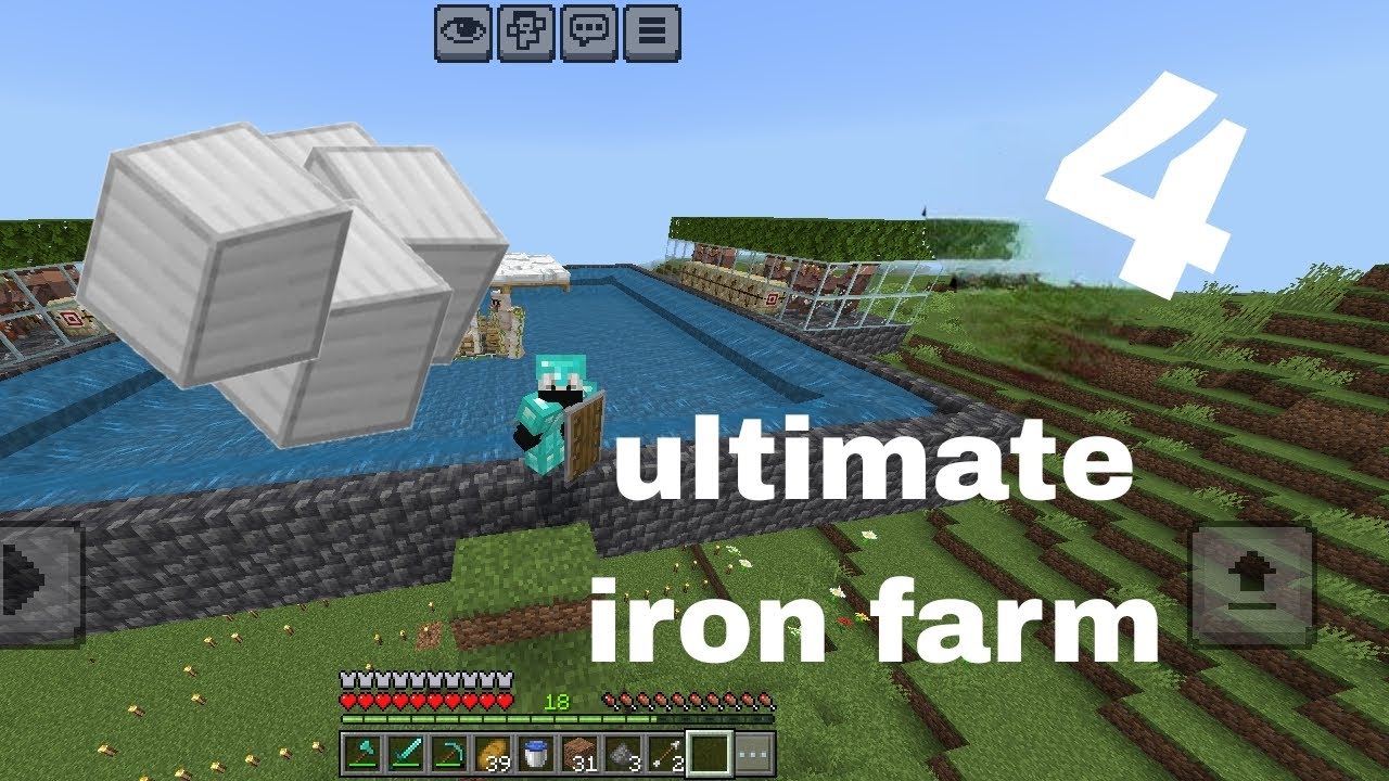 [part 2] Ultimate iron farm in my hardcore world #4 #minecraft #senpaispider #gaming #audience 