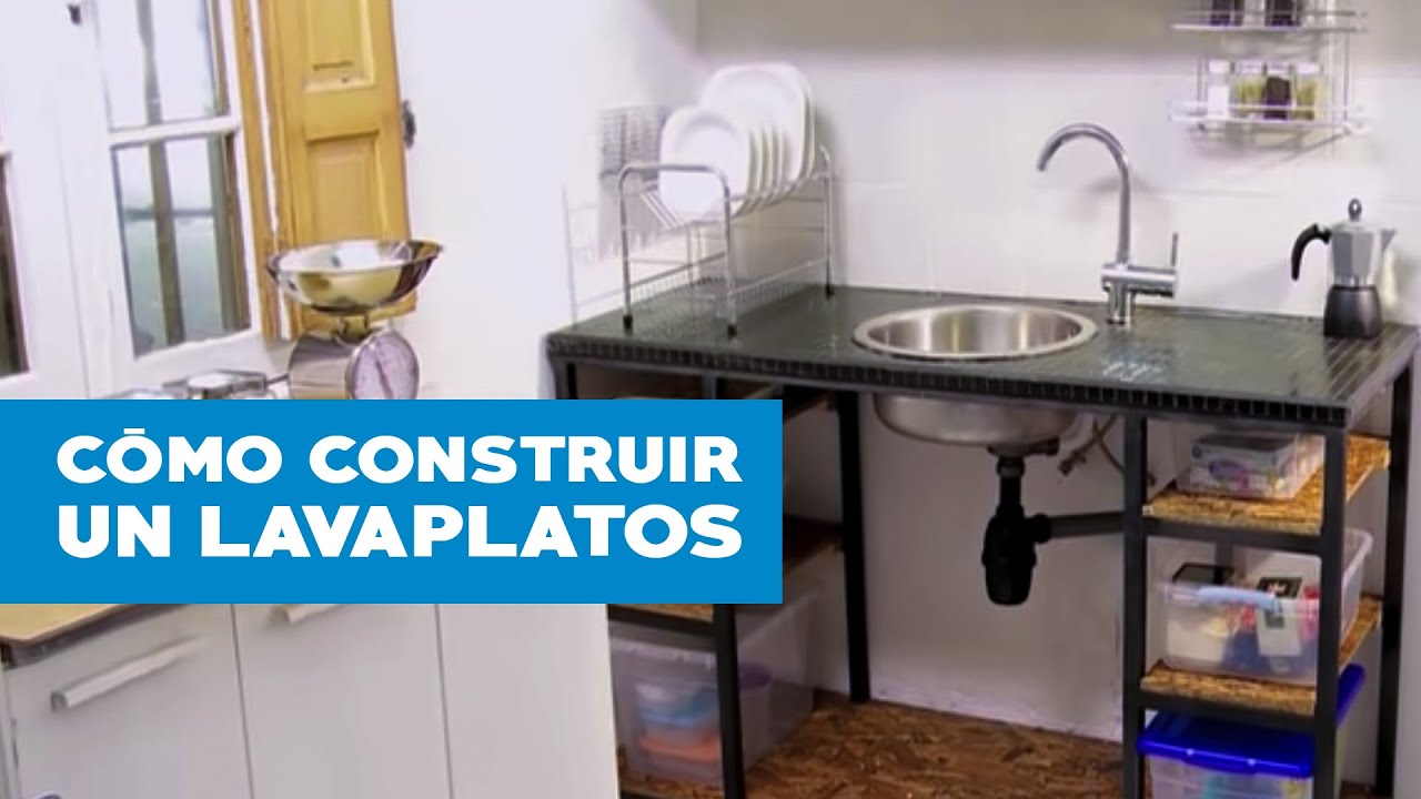 ¿Cómo construir un lavaplatos?