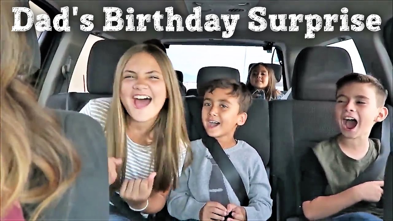 DAD SURPRISES KIDS FOR HIS BIRTHDAY | BIRTHDAY SURPRISE | PHILLIPS FamBam Vlogs