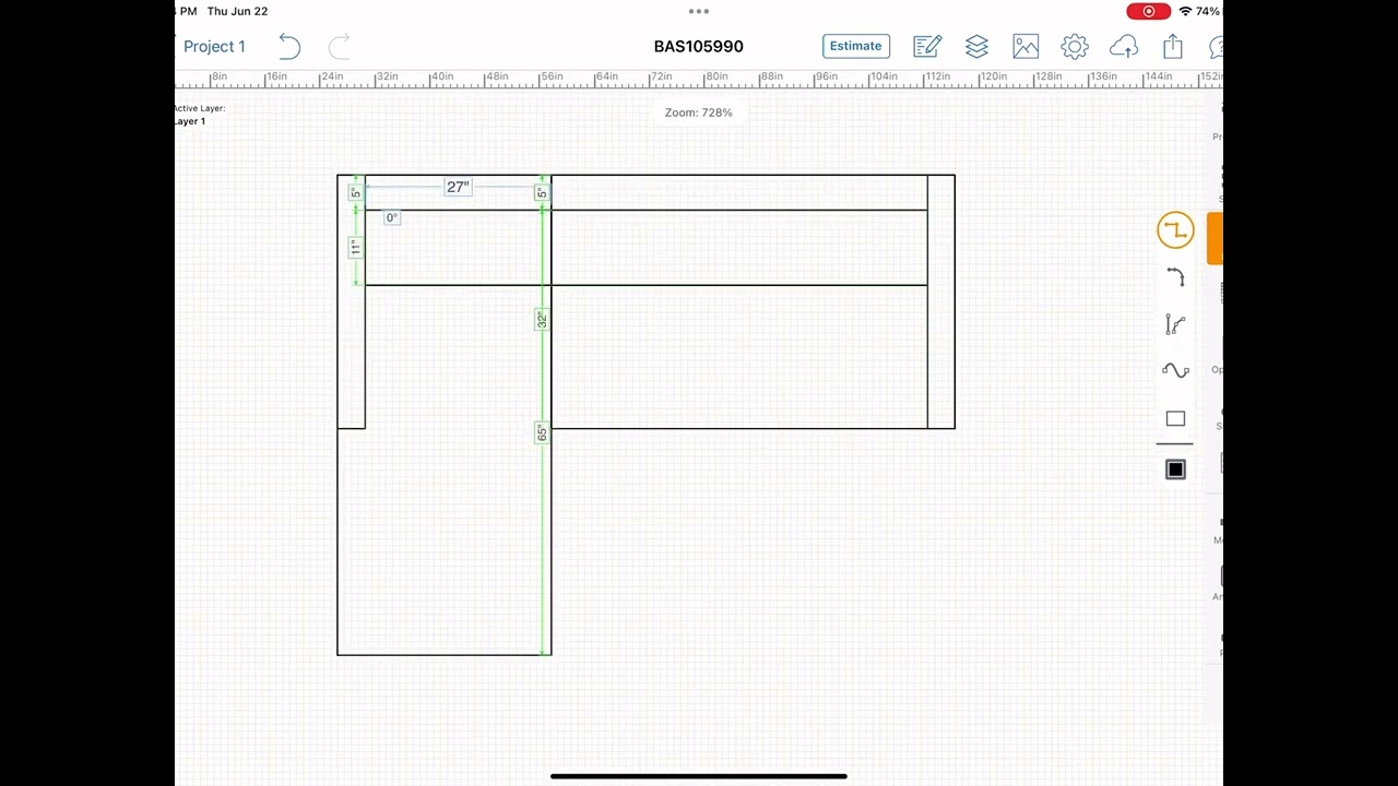 Drawing A Custom Sectional Sketch in ArcSite