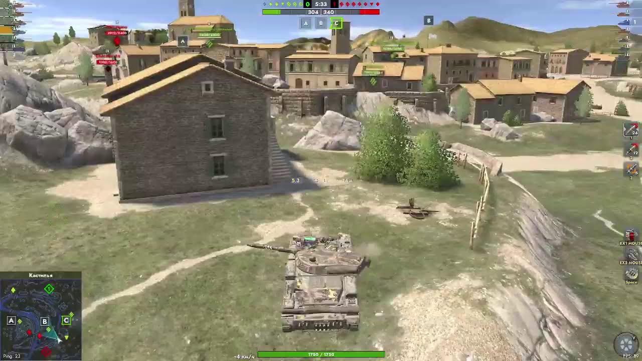 Подъём к 5к рейтинга в Tanks Blitz!