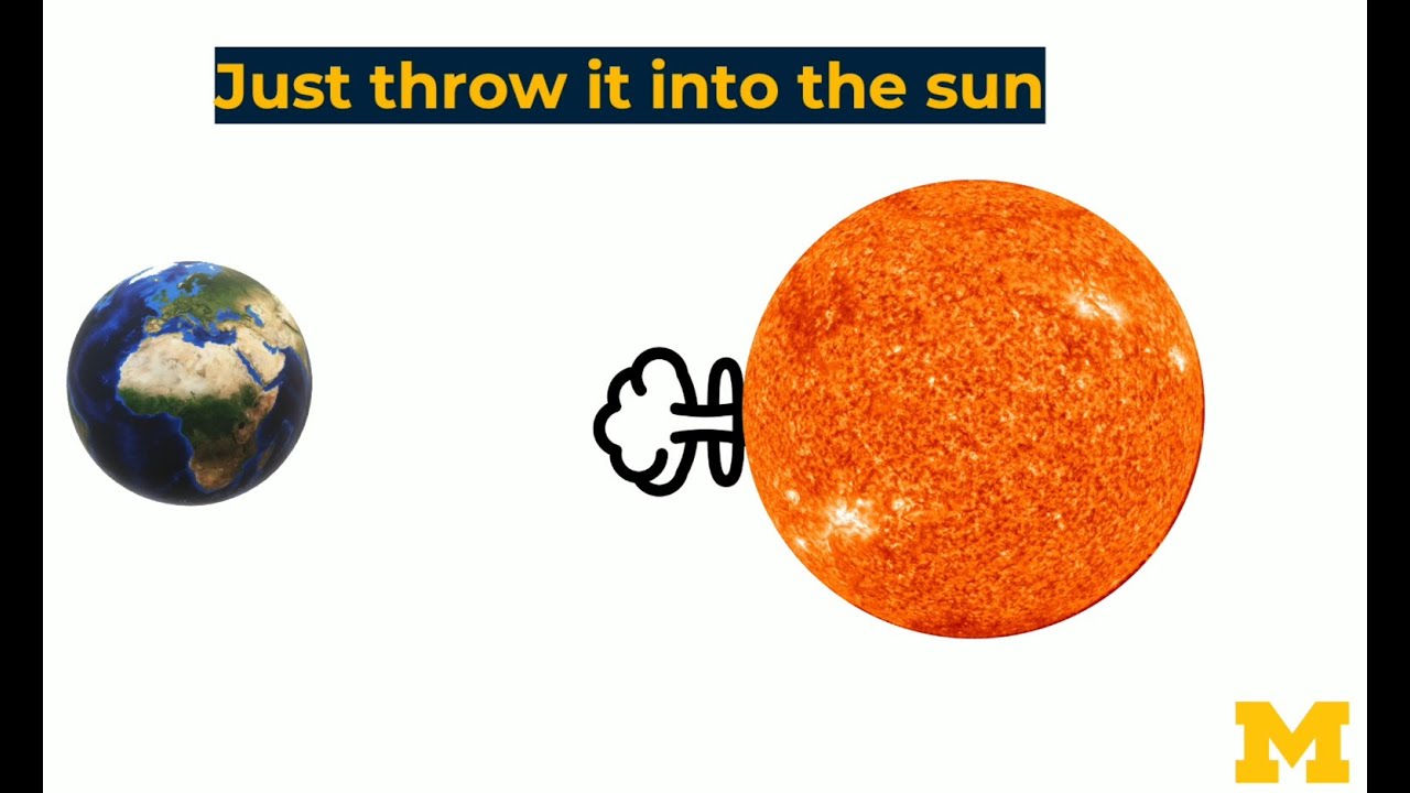 Why don't we just dump our garbage into the Sun?