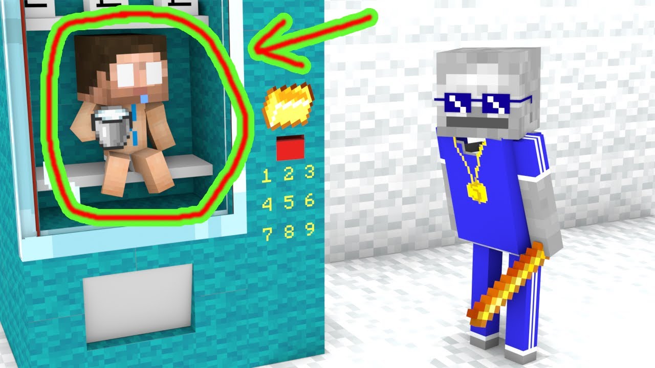 Baby Herobrine vs Skeleton Gangster - Funny Minecraft Animation