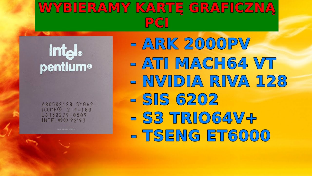 Wydajna Czy Kompatybilna? Wybieramy Kartę Graficzną PCI Do Retro PENTIUMA