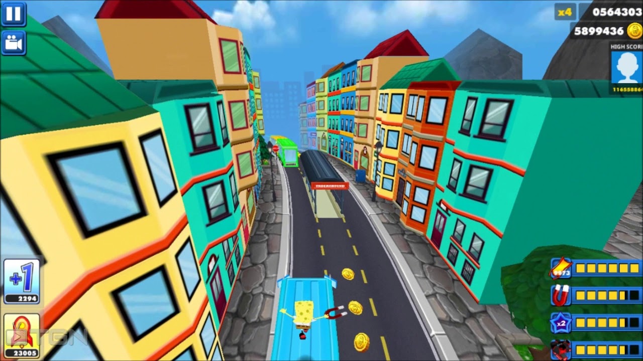 Spongebob Subway Surfer Temple Runner!