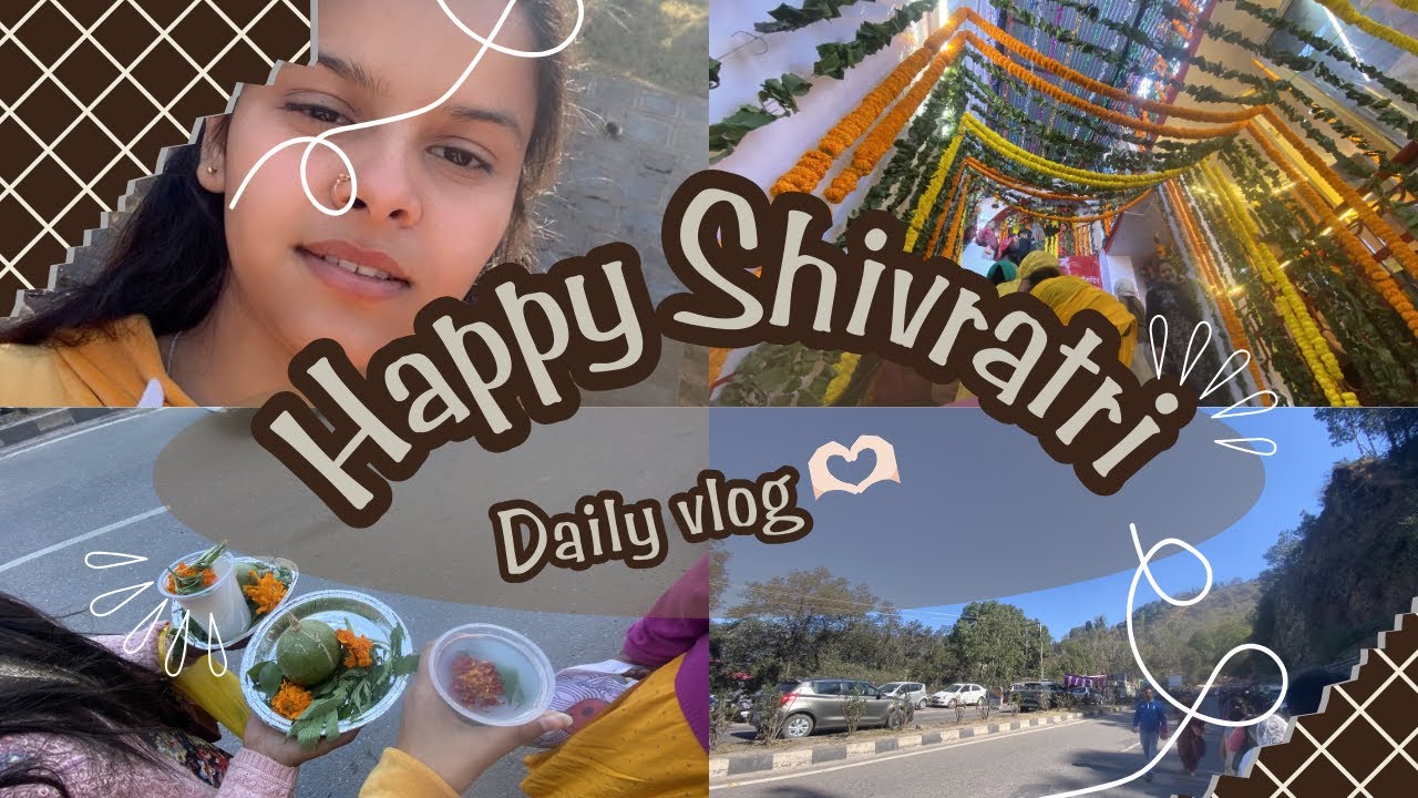 Happy Shivratri 🫠🫶🏻❤️|| Aaj Hum gye shiv mandir ❤️|| Anjali Thakur 